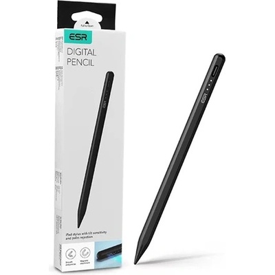 ESR Geo Digital+ Stylus Pen активна писалка за рисуване, водене на бележки, Apple iPad - черна (ES164945)