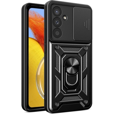 HQWear Кейс с протектор за камера HQWear Hybrid Armor Camshield за Samsung M14, черен (9145576282489)
