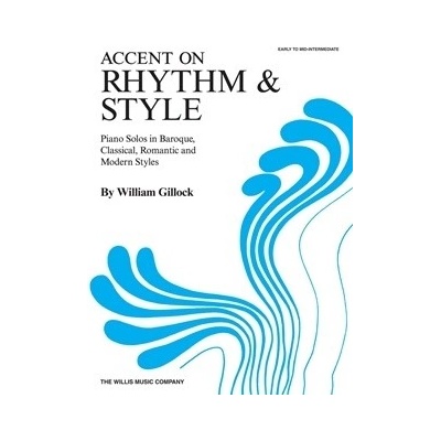 ACCENT ON RHYTHM & STYLE GILLOCK / klavír