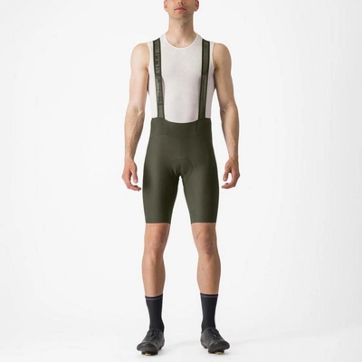 Castelli s laclem Espresso Bibshort Deep Green