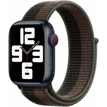 Apple Оригинална текстилна каишка за Apple Watch 38мм, 40мм, 41мм, 42мм (2024) - Apple Sport Loop Strap (кафяв-зелен) (ml2t3zm/a)
