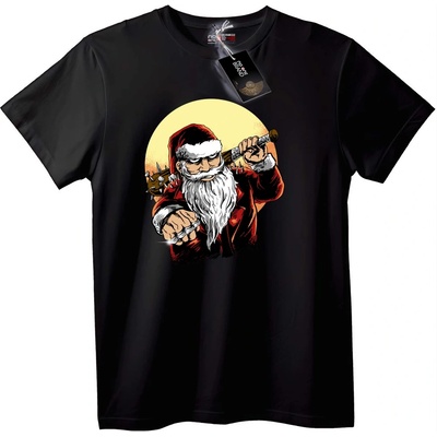 NOONEBRAND Тениска Рок Санта - 2XL, Black