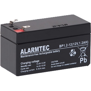ALARMTEC АКУМУЛАТОР alarmtec 12v/1, 2ah (b1791001)
