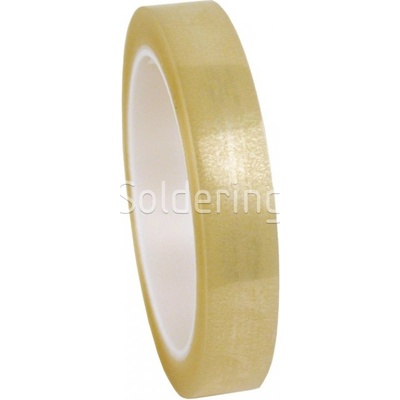 ESD lepicí páska Wescorp, průhledná, celulózová, 18 mm x 65,8 m
