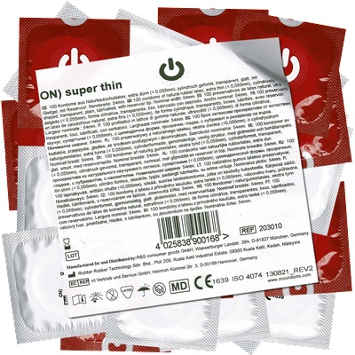 On) Bulk-Pack: Super Thin, 100 thin condoms