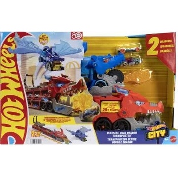 Mattel Hot Wheels: Транспортер за коли дракон