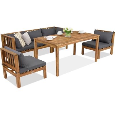 Garden Point Градински мебели Brunei Apetito 5 Garden Point акация (GAP354-5)