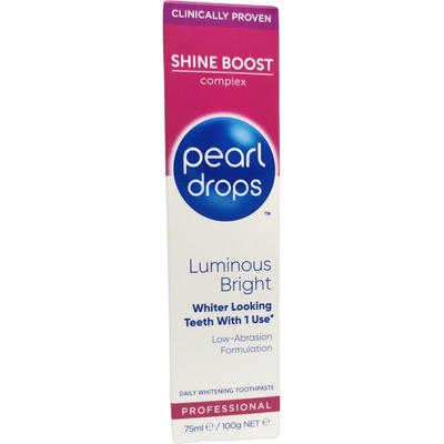 Pearl Drops паста за зъби, 75мл, Shine boost, Luminous Bright