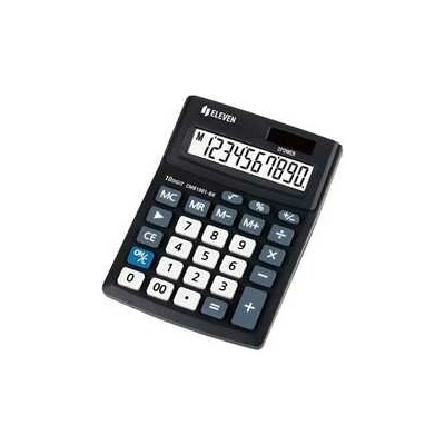Eleven kalkulačka CMB1001-BK, čierna, stolná, desaťmiestna, duálna napá, jenie