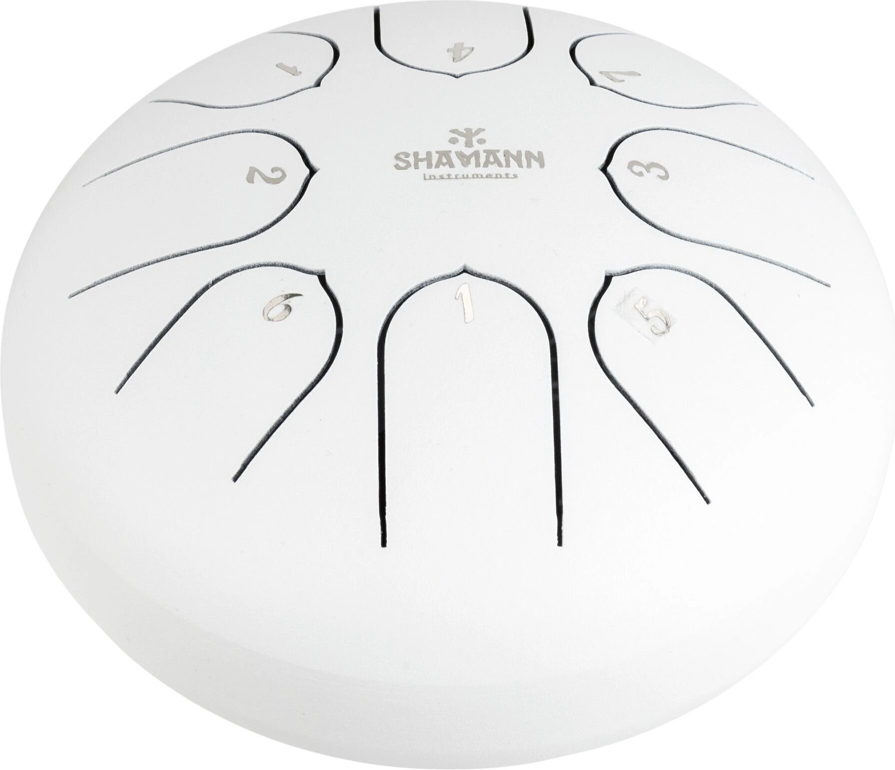 Shamann 6" 8 Notes C5 Major White Tongue Drum (LHG8-6WHITE)