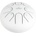 Shamann 6" 8 Notes C5 Major White Tongue Drum (LHG8-6WHITE)