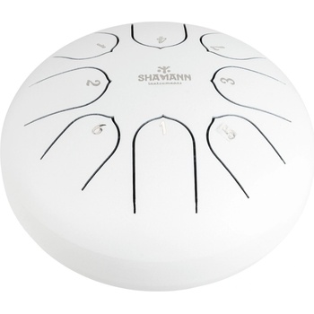 Shamann 6" 8 Notes C5 Major White Tongue Drum (LHG8-6WHITE)