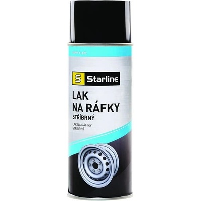 STARLINE Lak na ráfiky strieborný, sprej 400ml