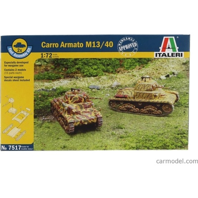 Italeri Iveco fiat Tank Ansaldo M13/40 Military 1942 / 1:72