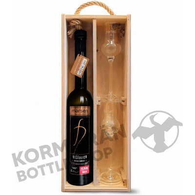 Marsen Višňovica Cigánska 42,3% 0,5 l (dárčekové balenie 2 poháre)