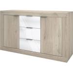 Bogdan Furniture I Скрин Mod 3075, Сонама арвен/Бал гланц