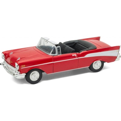 Welly Chevrolet Bel Air 1957 kabriolet červený 1:34