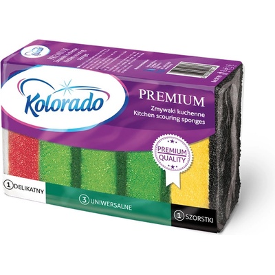 Kolorado Premium veľké špongie na riad 5ks