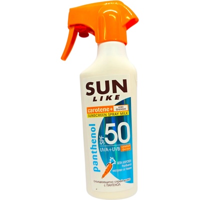 SUN LIKE слънцезащитно мляко, Помпа, SPF 50, Panthenol, 250мл