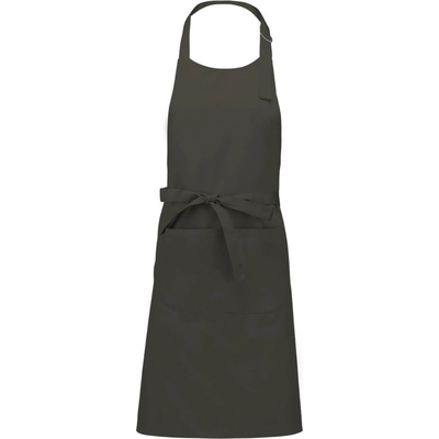 Kariban Zástěra Sommelier K890 s laclem COT20K890a1499-green