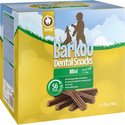 Barkoo Dental Snacks pre malé plemená 56 ks 960 g)