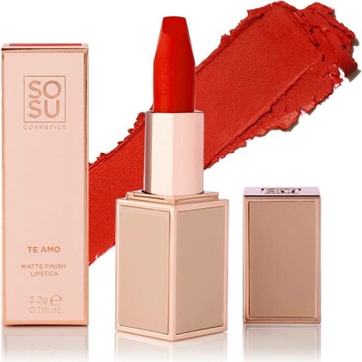SOSU Cosmetics Matná rtěna Matte Lipsticks Te Amo 3,2 g
