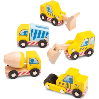 New Classic Toys Sada stavebních vozidel - 5 ks