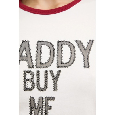 Pinko Памучна тениска Pinko REIMAGINE by Patrick Mcdowell (105136.A2KW)