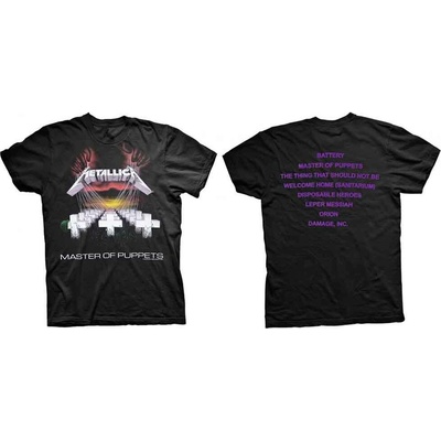 Metallica tričko Master of Puppets black