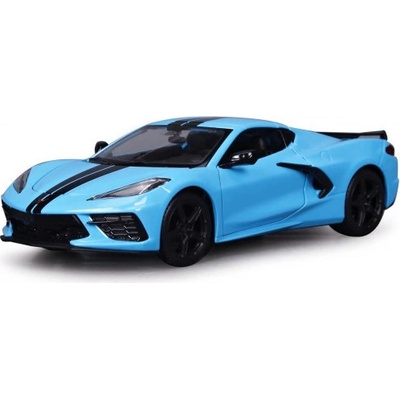 Maisto Chevrolet Corvette C8 Stingray Coupe Z51 2020 Modrá 1:24