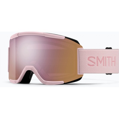 Скиорски очила Smith Squad carnation/chrp everyday rose gold mirror/clear