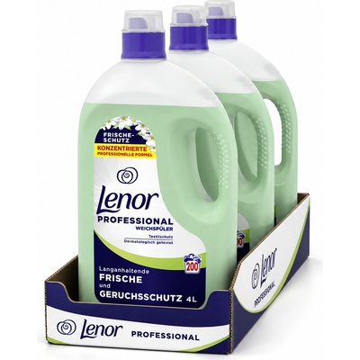 Lenor Professional Aviváž pro dlouhotrvající svěžest 3 x 4 l 200 PD