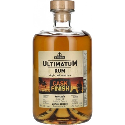 Ultimatum cask finsh venezuela 7y 47,9% 0,7 l (holá láhev)