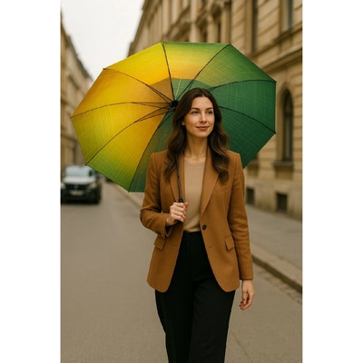 Doppler carbonsteel magic noble check gold plně automatický skládací zelená