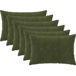vidaXL Калъфка за възглавница 6 pcs HEERLEN Зелено 50 x 70 cm (911376)