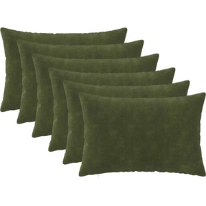 vidaXL Калъфка за възглавница 6 pcs HEERLEN Зелено 50 x 70 cm (911376)
