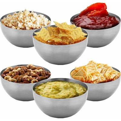 G.Gastro Snack dip misky Nerezová ocel D9782642 6 ks