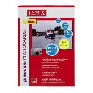 Tanex Фото хартия Tanex, 10 x 15 cm, 180 g/m2, гланц, 100 листа, office1_1515100020