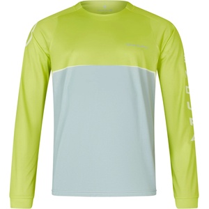Endura Фланелка с дълъг ръкав за колоездене Endura Core Printed L/S Tee Cycling jersey - Lime Green - размер 3XL (056-3531-0316)