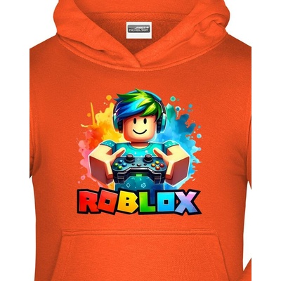 Dětská mikina Roblox 3 Oranžová