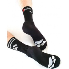 Sk8erboy ponožky Puppy čierne bavlnené ponožky s labkami