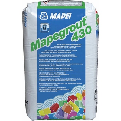 MAPEI Mapegrout 430 malta pro opravu betonových konstrukcí 25 kg Šedá