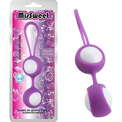 Вагинални гейша топчета с удобен дизайн - Geisha Balls Purple (CHISA00032)