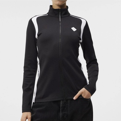 J.Lindeberg Solar Full Zip Mid Layer Black