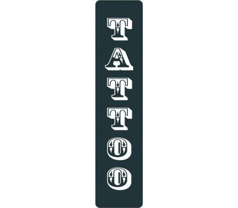 Ceduľa Tattoo