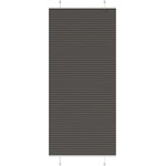 vidaXL Плисирана щора черна 95x200 cm Ширина на плата 94, 4 cm (4015159)