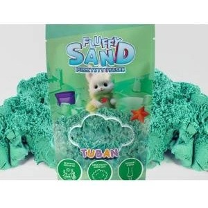 TUBAN fluffy scented sensory Sand Fluffy green 90g ZA5540