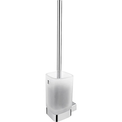 Nimco KIBO wc kefa nádobka matované sklo chróm Ki 14094CN-26
