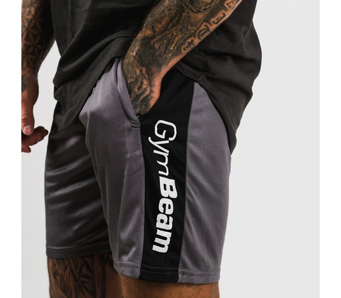 GymBeam šortky Vertical grey