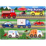 Melissa & Doug 19051 Дървен пъзел превозни средства (19051)